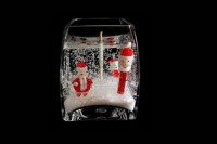 Santa & Snowman on Ice